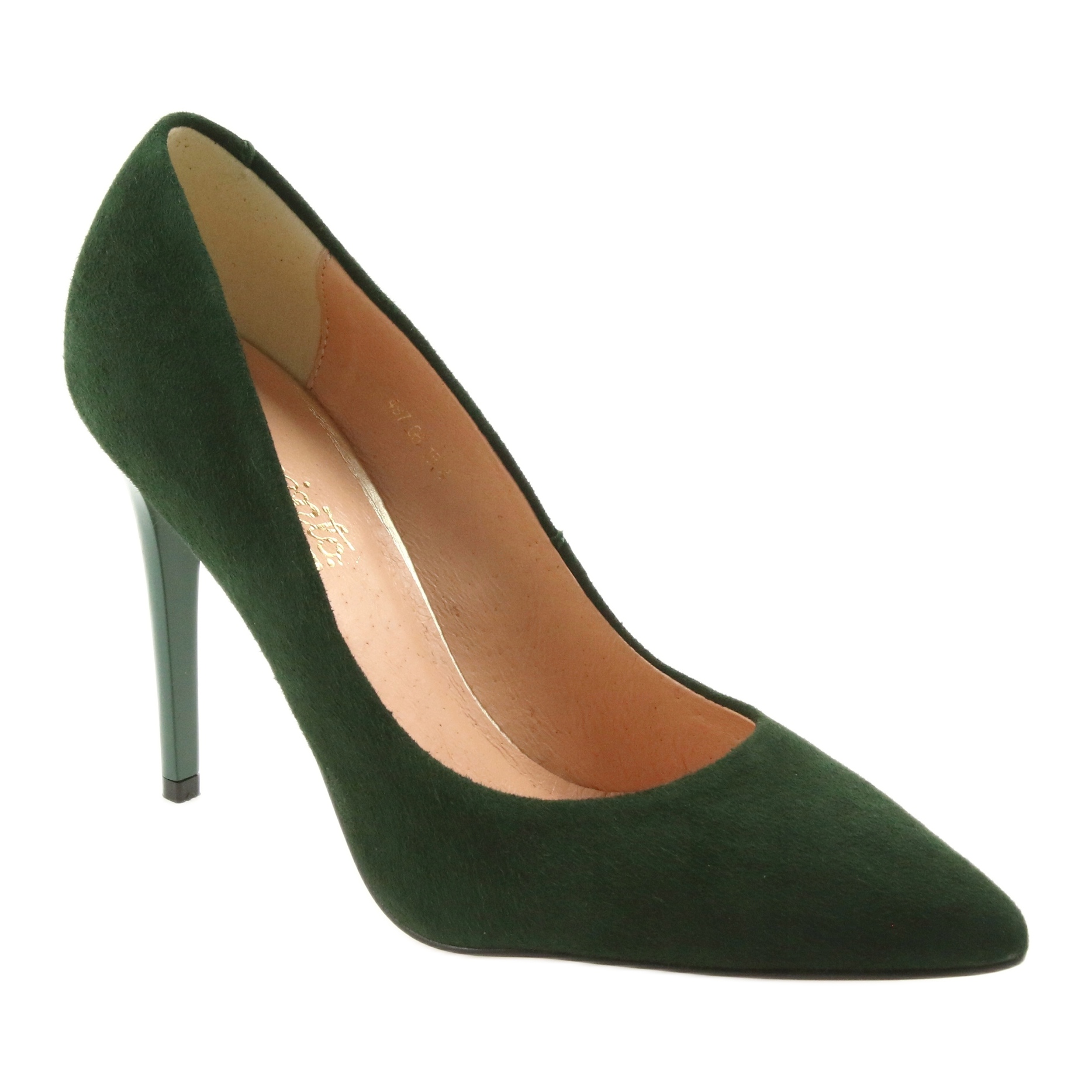 Forest green hotsell suede pumps