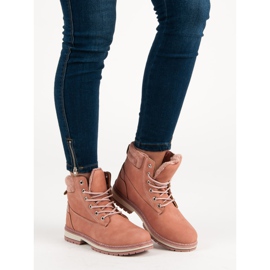Juliet Warm hiking boots pink 1