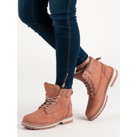 Juliet Warm hiking boots pink 2