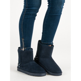 Navy Blue Mukluki With Jets 2