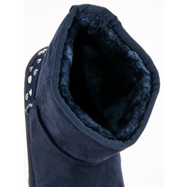 Navy Blue Mukluki With Jets 1