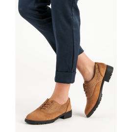 Camel suede shoes brown 2