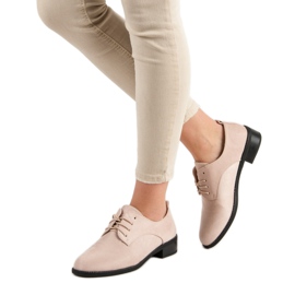 Marquiz Lace-up beige brogues 2