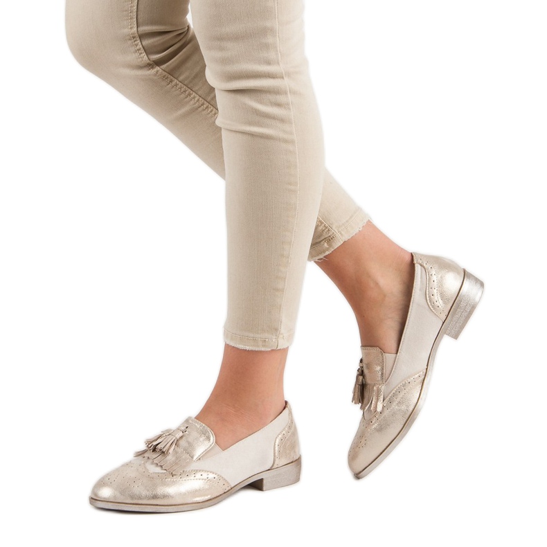 Tina&Co Loafers with fringes yellow 2