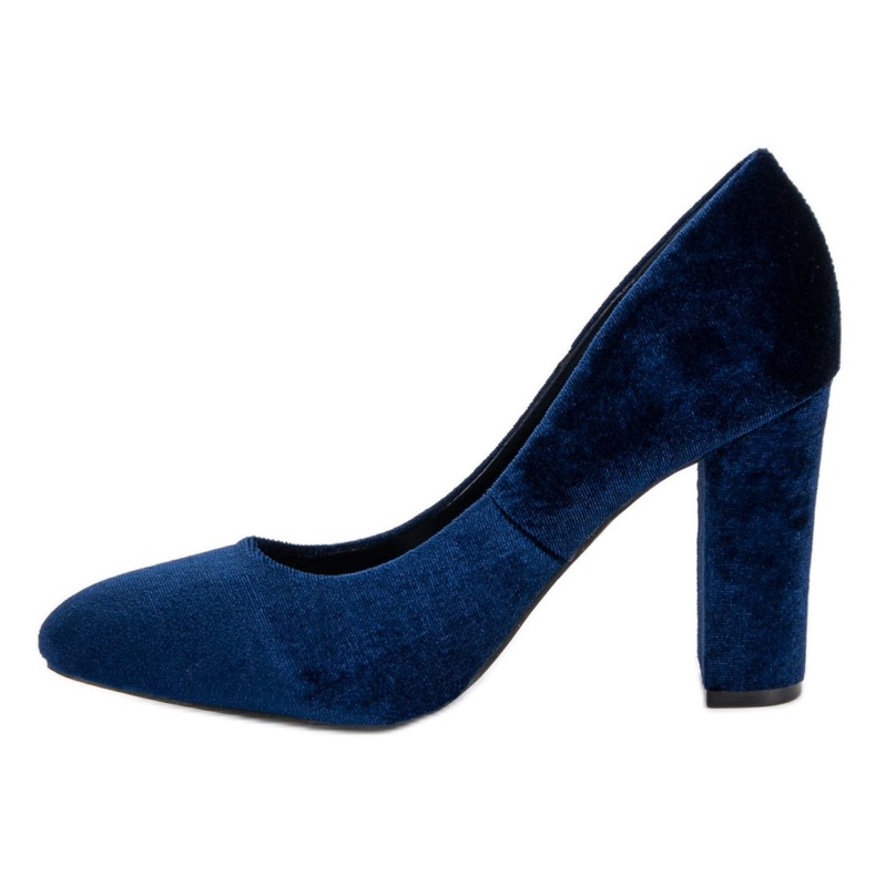 Seastar Navy blue velor pumps 1 Seastar Navy blue velor pumps 1