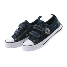 American Club American sneakers children's shoes sneakers white navy blue 3