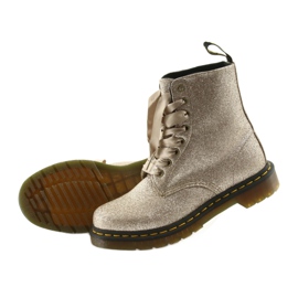 Dr. Martens 1460 PASCAL GLITTER PALE GOLD golden 4
