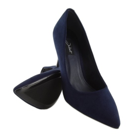 Classic women's navy blue 66-12 Navy heels 2