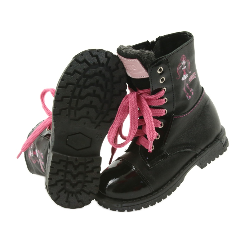 Ren But Boots, children's shoes Zarro 38/01 black pink 4 Ren But Boots, children's shoes Zarro 38/01 black pink 4
