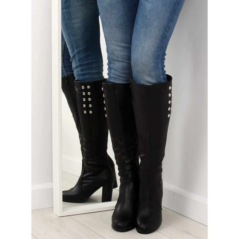 Black high heels 7330-PA Black 1