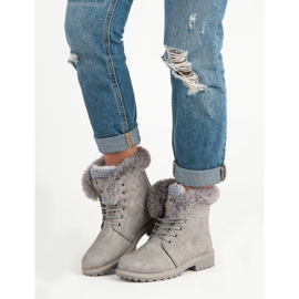 Light gray trappers with fur grey 1