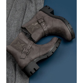 Groto Gogo Rock Boots On The Platform grey 2