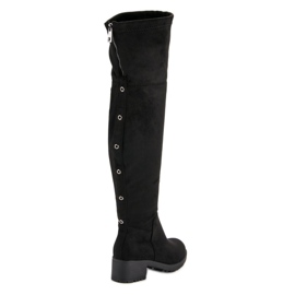Super Me Thigh-boots On The Platform black 1