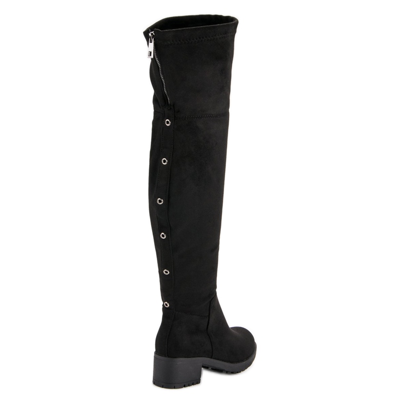 Super Me Thigh-boots On The Platform black 1
