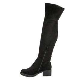 Super Me Thigh-boots On The Platform black 2