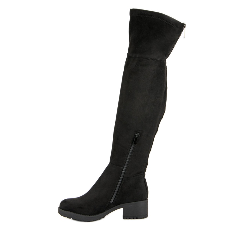 Super Me Thigh-boots On The Platform black 2