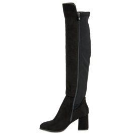 Super Me Black suede boots 2