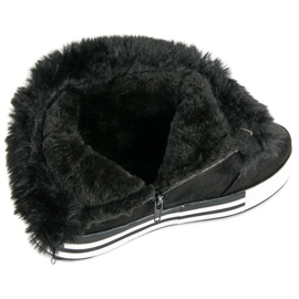 Ideal Shoes Insulated High Sneakers black 1