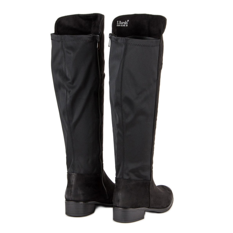 Filippo Flat Heel Boots black 1