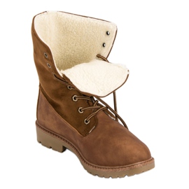 Super Me Lace-up boots brown 1