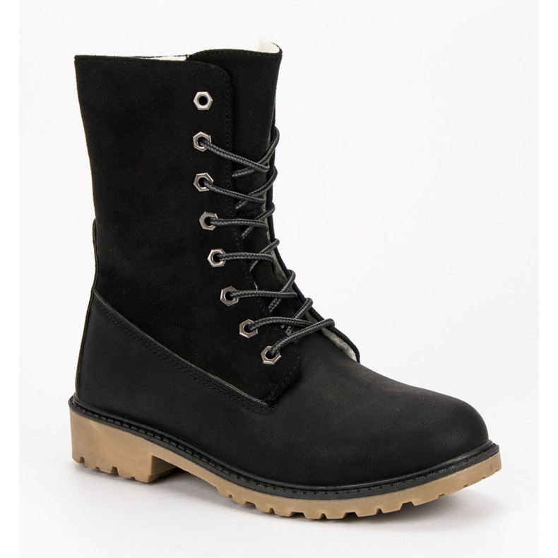 Super Me Lace-up boots black 1