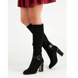 Super Me Elegant Boots On A Post black 1