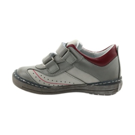 Gray brogues children's shoes with Velcro Ren But 3047 red multicolored grey 2