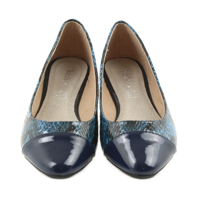 Via-Nova Ballerinas women's shoes Via Nova 07-041 navy blue black 4