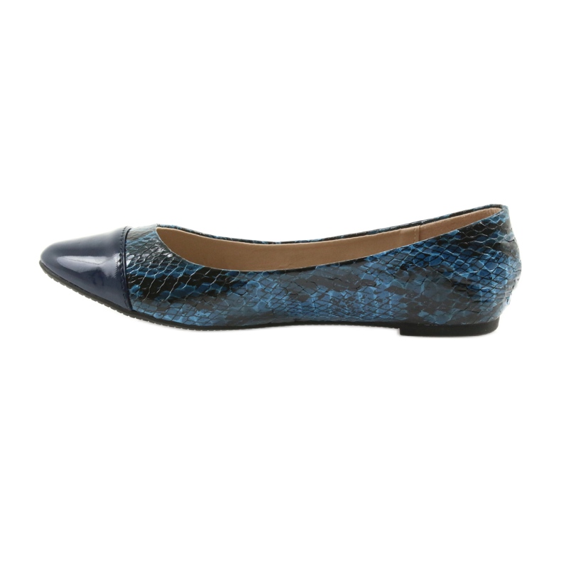 Via-Nova Ballerinas women's shoes Via Nova 07-041 navy blue black 2