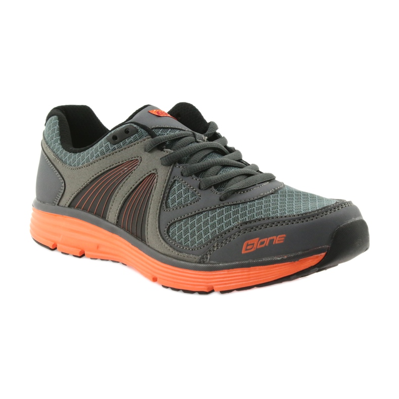 Gray ADI B.one 15-04-011 men's sports shoes orange grey 1