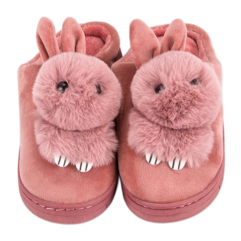 Warm slippers pink 1