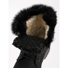 Queentina Black trappers with fur 2