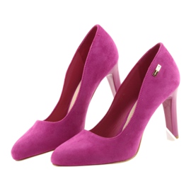 Sergio Leone Suede shoes 1457 pink 3