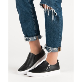 Sneakers With A Zipper black 2