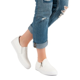 Sneakers With A Zipper white 1