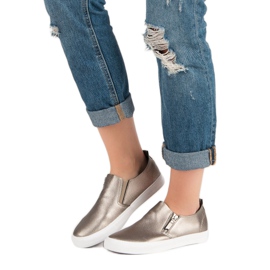 Sneakers With A Zipper yellow 2