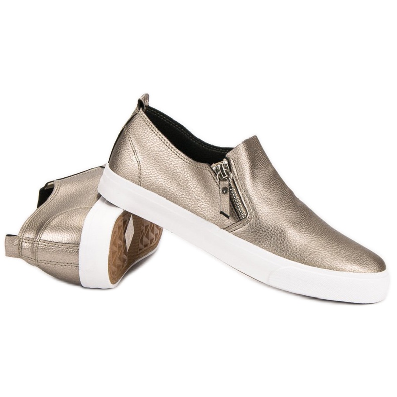 Sneakers With A Zipper yellow 1