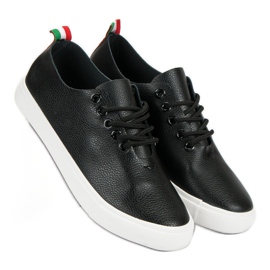 Tied Sneakers black 2