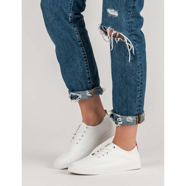 Tied Sneakers white 1