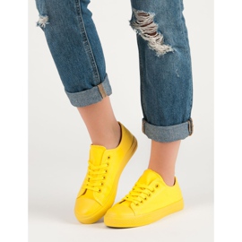 Sport Yellow Sneakers 1