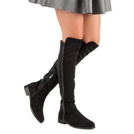 Bestelle Flat Heel Boots black 2
