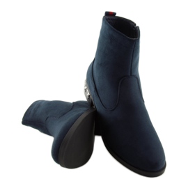Navy blue boots for women 168-176 Blue 2