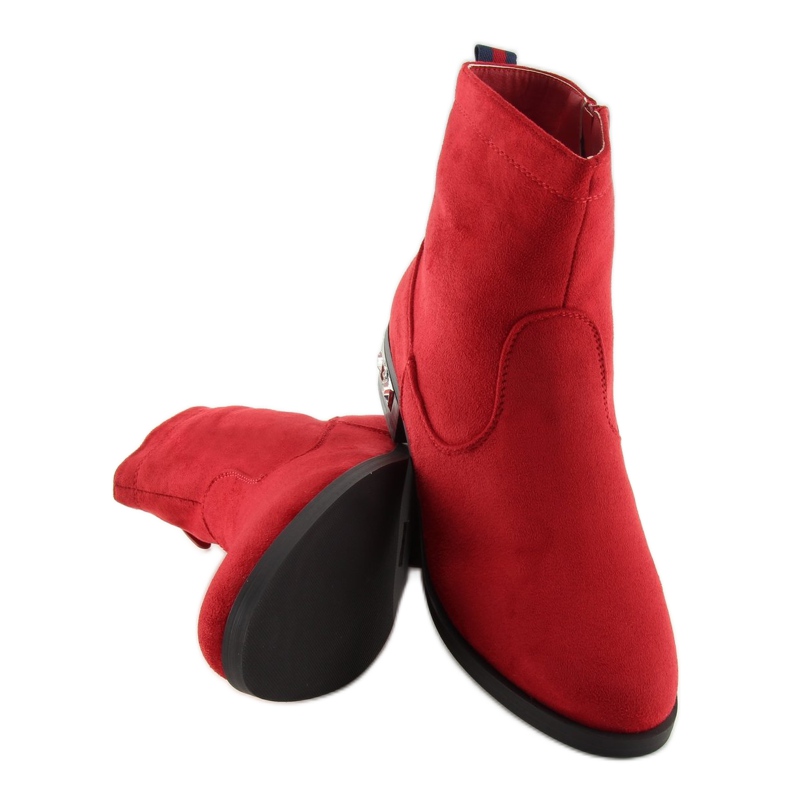 Red Women's red boots 168-176 Red 2