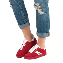 Suede mckeylor sneakers red 1