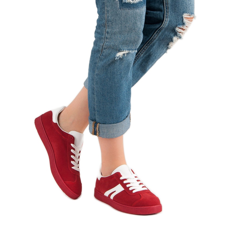 Suede mckeylor sneakers red 2