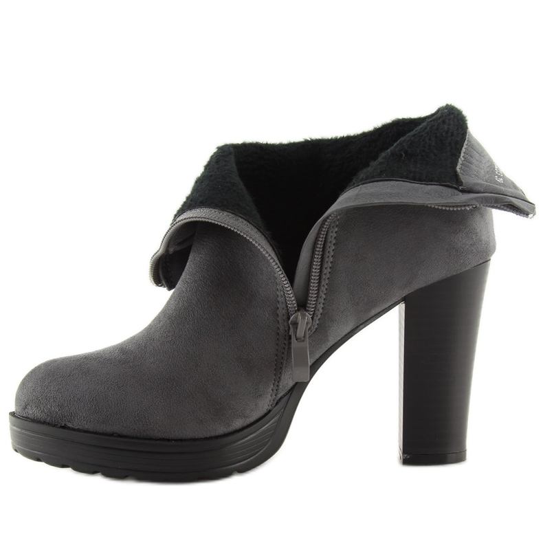 Gray High-heeled boots BK3233 Gray grey 2