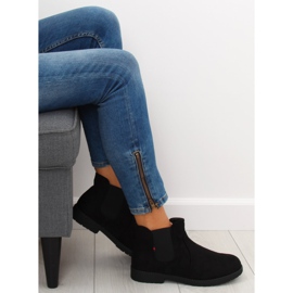 Black Chelsea boots for women Y206 Black 1