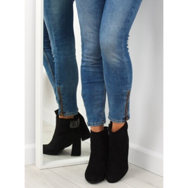 Black high-heeled boots Z199 Black 1