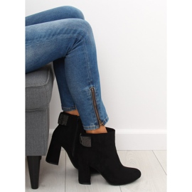 Black high-heeled boots Z199 Black 2