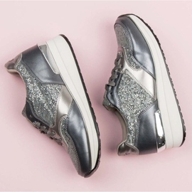 Kylie Sport Shoes With Glitter grey 1